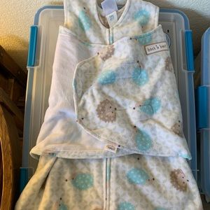 halo fleece swaddle sleep sack